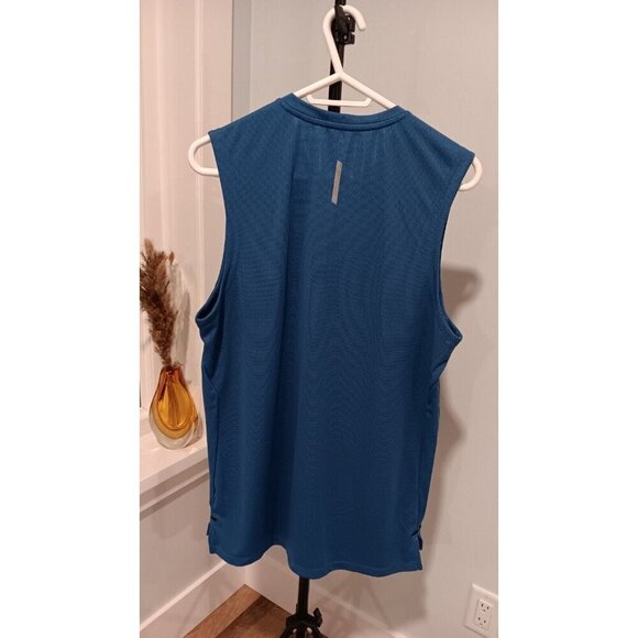 Like New: Large Apana Men's Sleeveless Shirt Blue - Picture 4 of 5